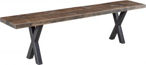 Laredo Rough-Sawn Bench