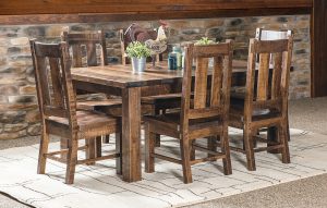 Santa Fe Leg Table Dining Set