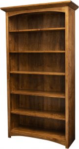 Mission Arched Trim Bookcase