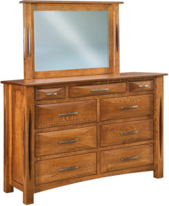 Ravena Nine-Drawer Mule Dresser