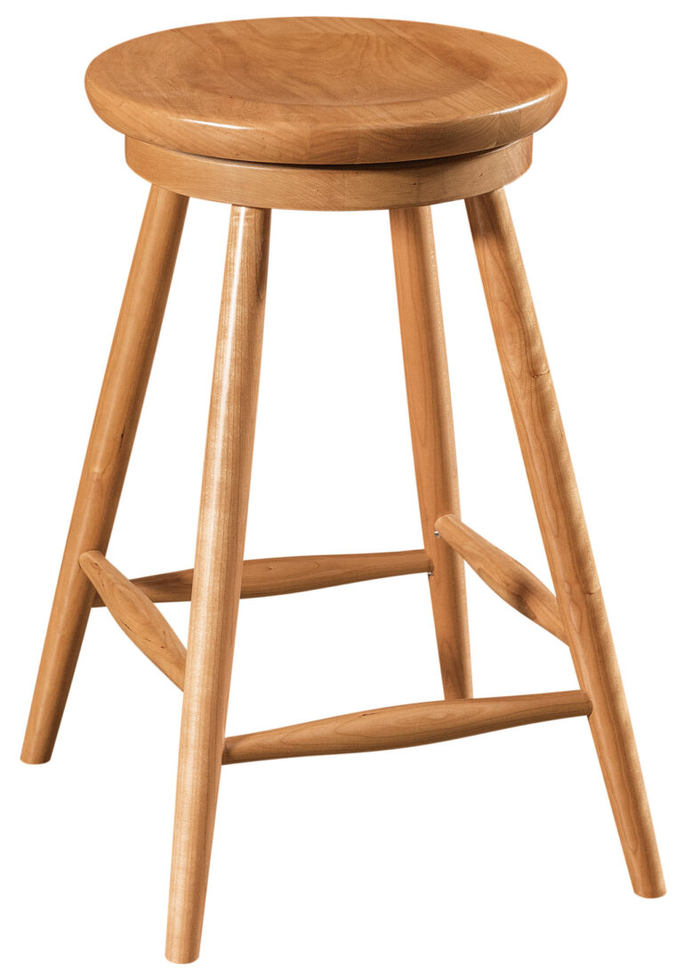 Amish Haskin Swivel Bar Stool