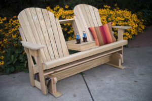 5' Double Adirondack Glider