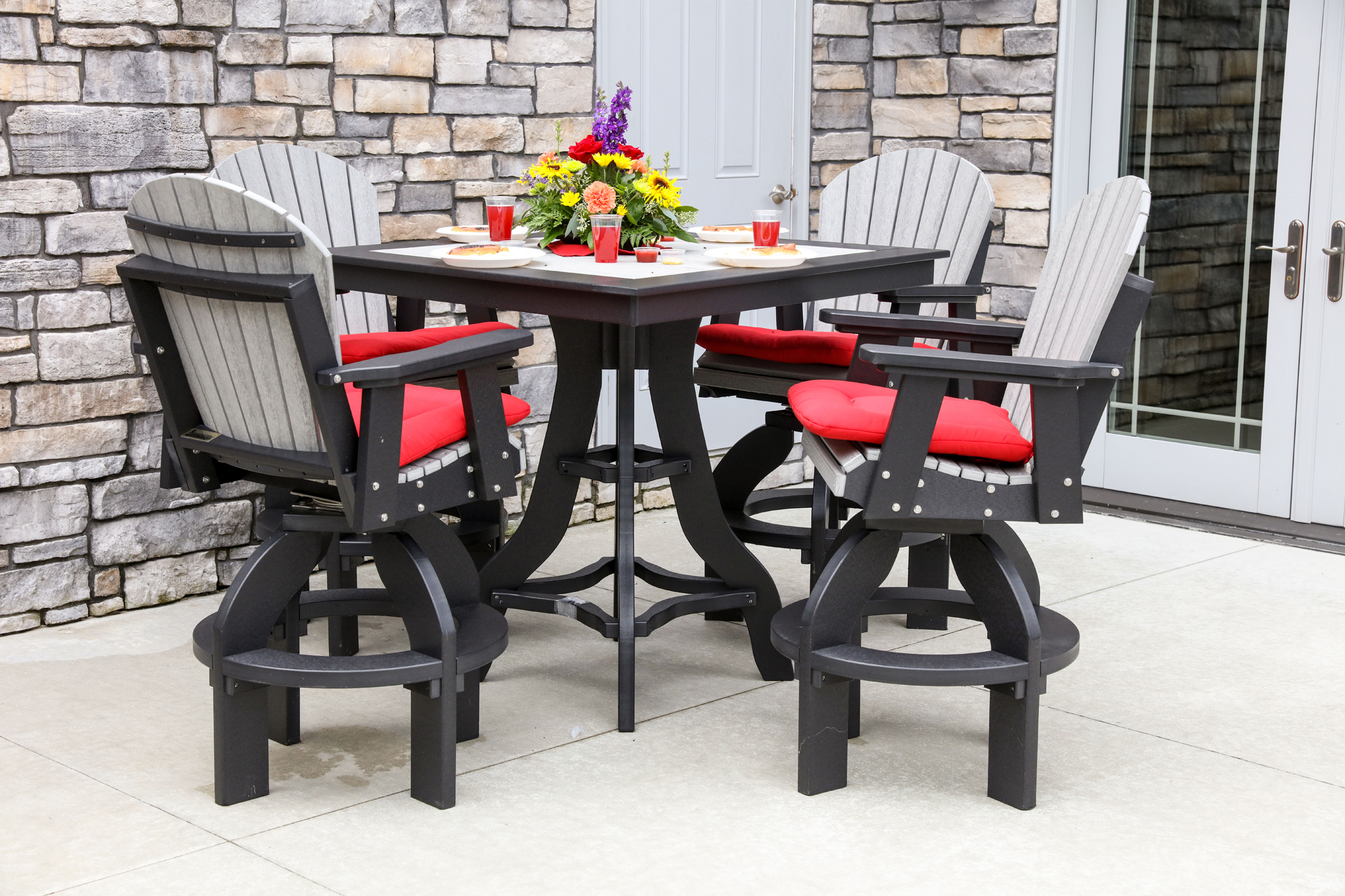 plastic dining room set