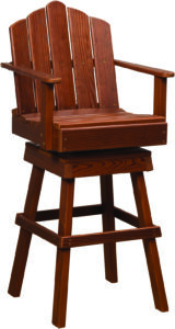 Cedar Captain's Swivel Chair
