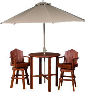 Cedar Bistro Table Set