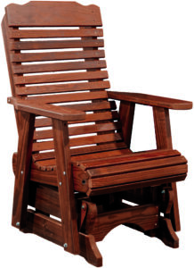 Cedar Contoured Glider Chair