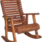 Cedar Contoured Rocking Chair
