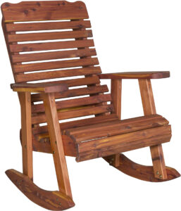Cedar Contoured Rocking Chair