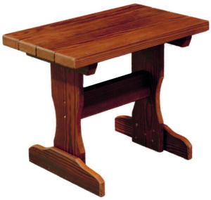 Cedar End Table