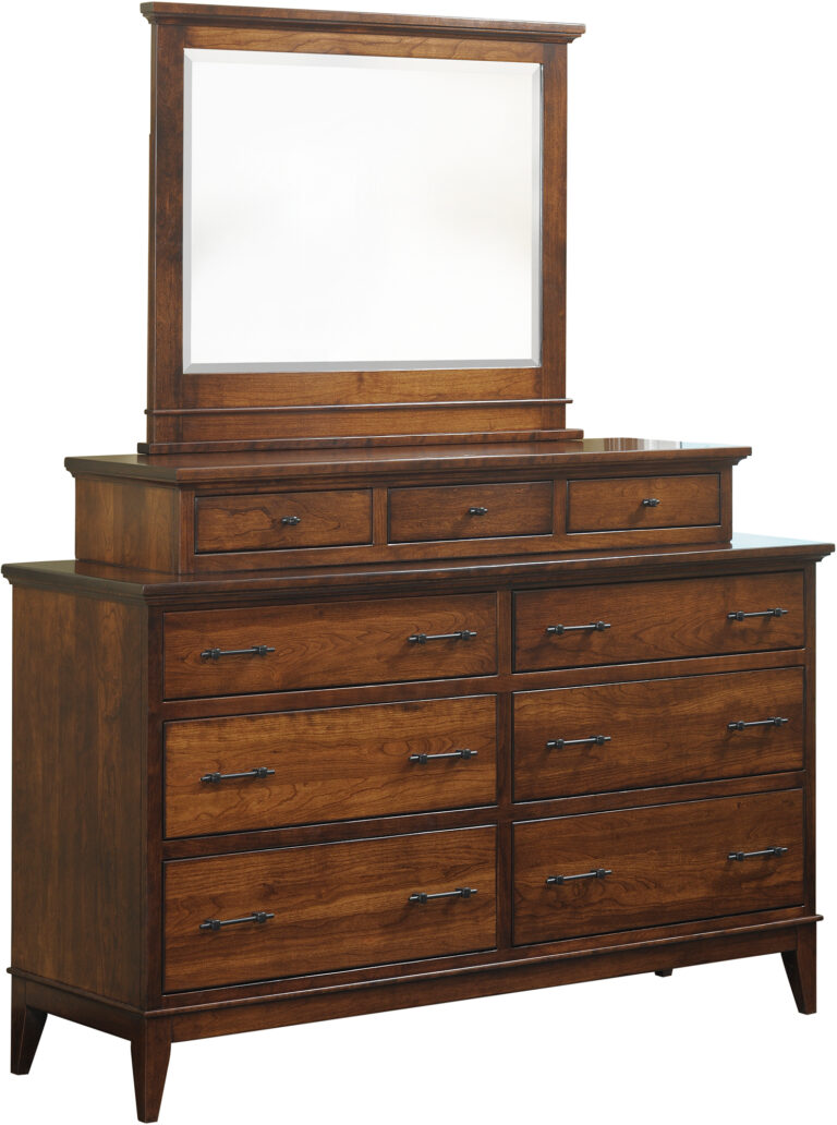 Cortland Dresser with Topper and Mirror
