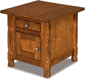 Rock Island Cabinet End Table