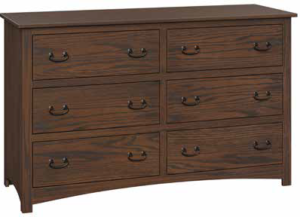 Shaker Six-Drawer Dresser