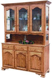 LaGrange Three Door Open Hutch