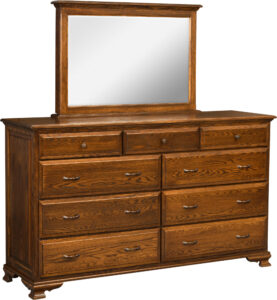 Americana High Dresser with Mirror