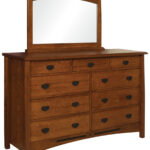 Bel Aire High Dresser with Mirror