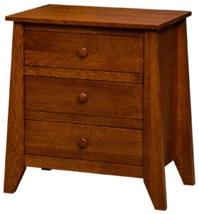 Berwick Three Drawer Nightstand