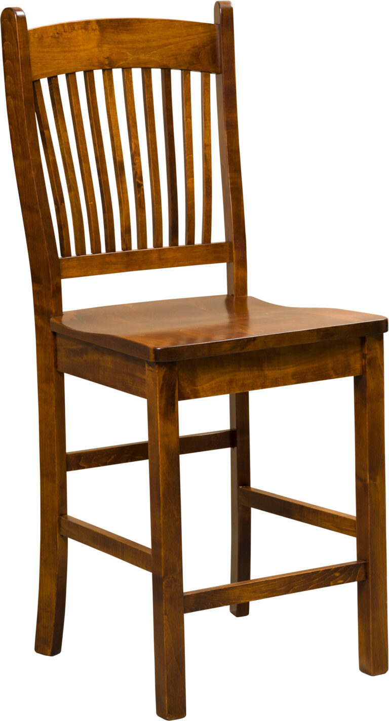 Amish Benton Stationary Bar Stool