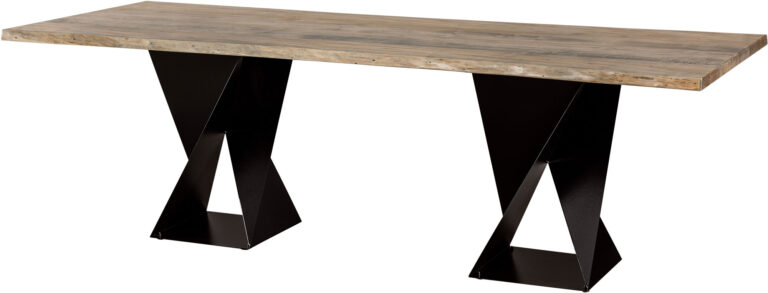 Amish Oxford Double Pedestal Table