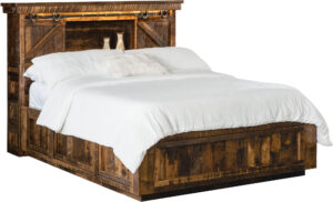 Rough Sawn Platform Bed