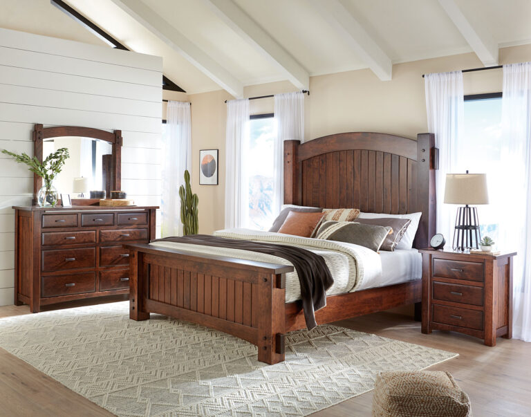 Custom Timbra High Bed Room Setting