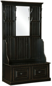 Hall Tree with Mirror