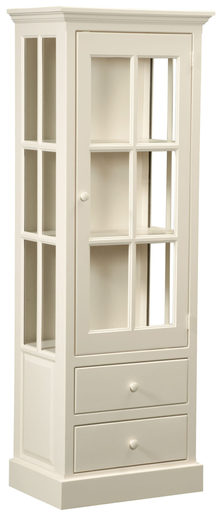 Custom Cape Cod Curio - Country White