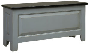 Storage Bench with Raised Panel