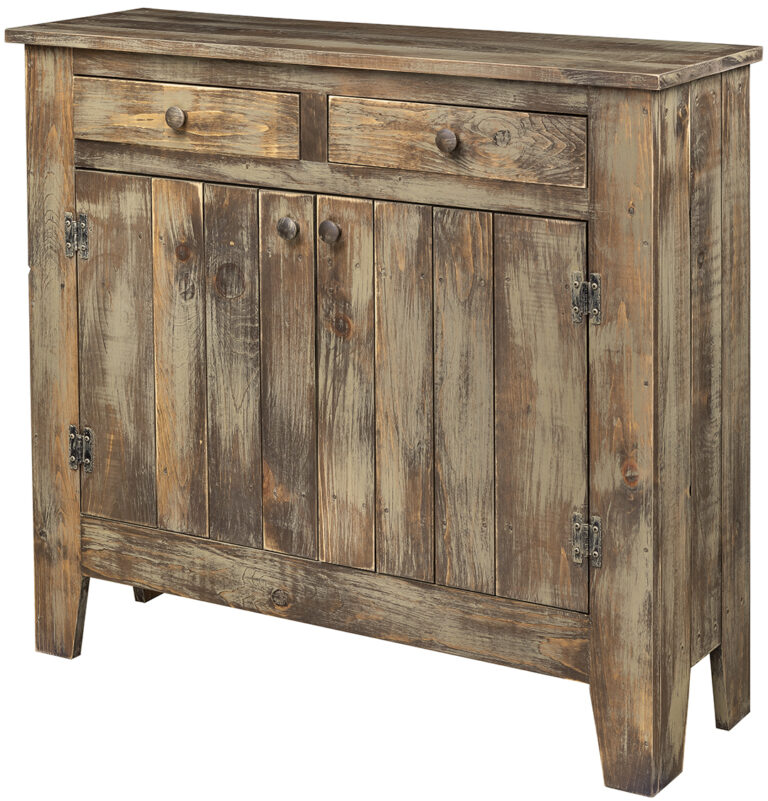 Custom Console Cabinet - Sage