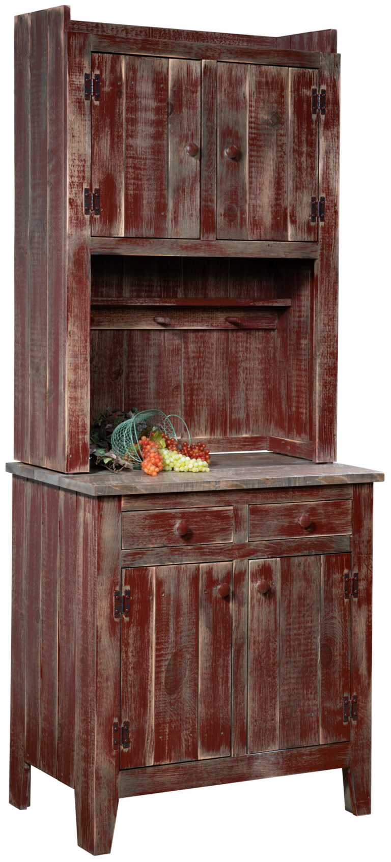 Custom Little Settlers Hutch - Red