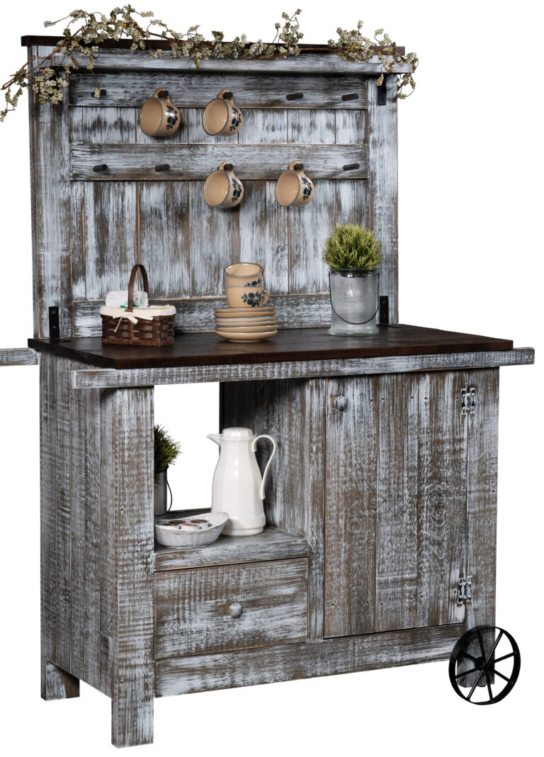 Custom Coffee Wagon - White