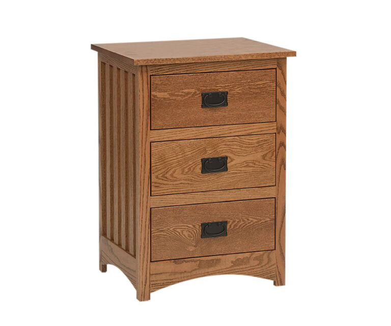 Custom Schwartz Mission 3 Drawer Night Stand