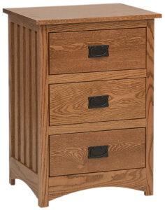 Schwartz Mission 3-Drawer Nightstand