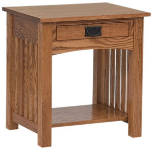 Schwartz Mission Open Slat Nightstand