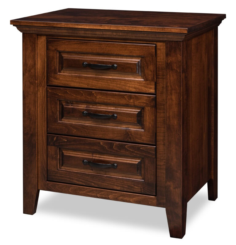 Custom Rvilla Three Drawer Nightstand