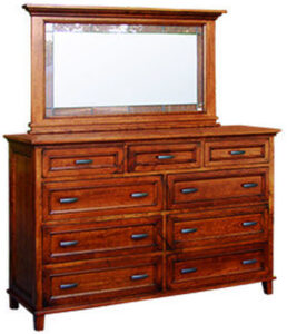 Brooklyn Tall Dresser with Deluxe Mirror