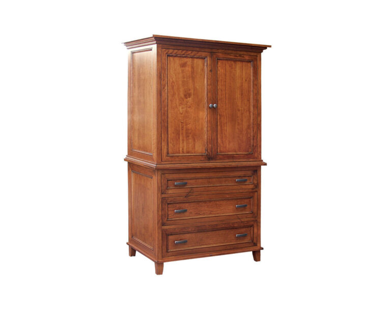 Custom Brooklyn Two Piece Armoire