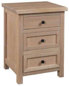 Chloe Three Drawer Nightstand