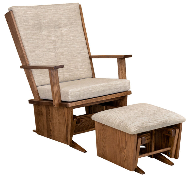 Custom Redwing Glider with Ottoman