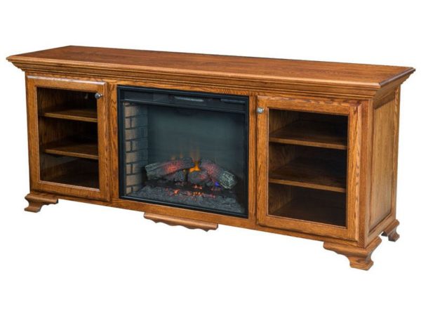 Amish Madison Fireplace Entertainment Center