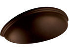 Hoosier Heritage Two Door Bookcase with K2981ORB Oil Rubbed Bronze