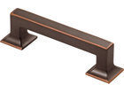 36 inch Mission Dressing Table with P3011-OBH Oil Rubbed Bronze Highlighted