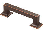 Hoosier Heritage Two Door Bookcase with P3011-OBH Oil Rubbed Bronze Highlighted