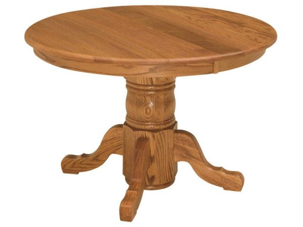 Amish Split Pedestal Dining Table