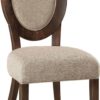 Amish Roanoke Side Chair in Oatmeal Fabric