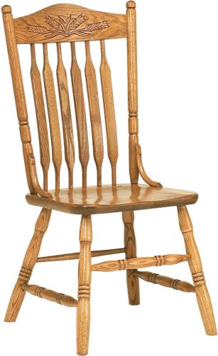 Amish Bent Paddle Post Side Chair