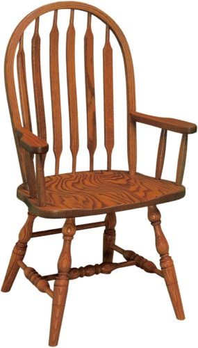 Amish Bent Paddle Arm Chair