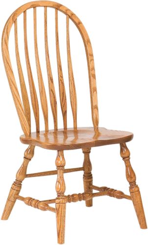 Amish Bent Feather Bow Side Chair