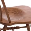 Deep Scoop Seat on Amish Chair