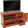 Amish 45 1/2 inch Mission Hills T.V. Stand Open