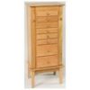 Amish 48 inch Winged Mill Shaker Jewelry Armoire Oak